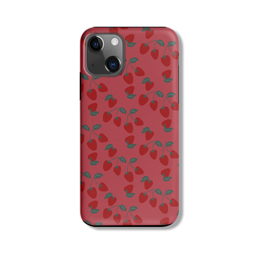 Kawaii Berry Bliss | Strawberry Pastel Hippie Shockproof Case  Casenique