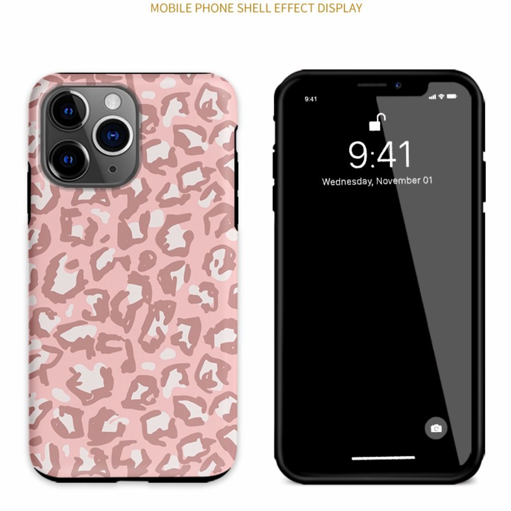pink leopard iphone 14 case Safari Chic | Cheetah Leopard Animal Print Pastel Case