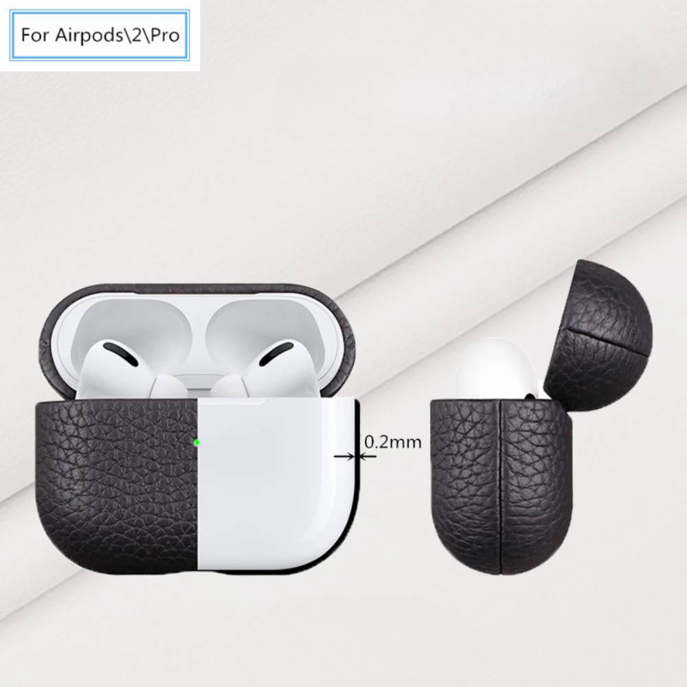 airpods Magsafe pro 1 2 3 electric battery bluetooth max flowers Litchi Veined Casenique®