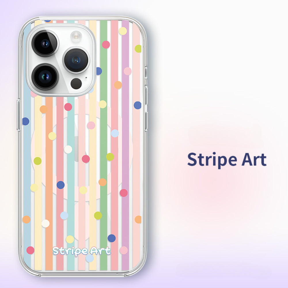 iPhone 14 Pre order apple 13 15 case cuteness 11 Pro magsafe twelve south Stripe Art | Magsafe Phone Case