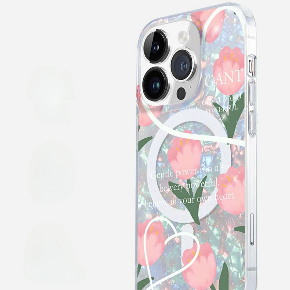 colorful iphone Gentle Tulip | Magsafe Phone Case