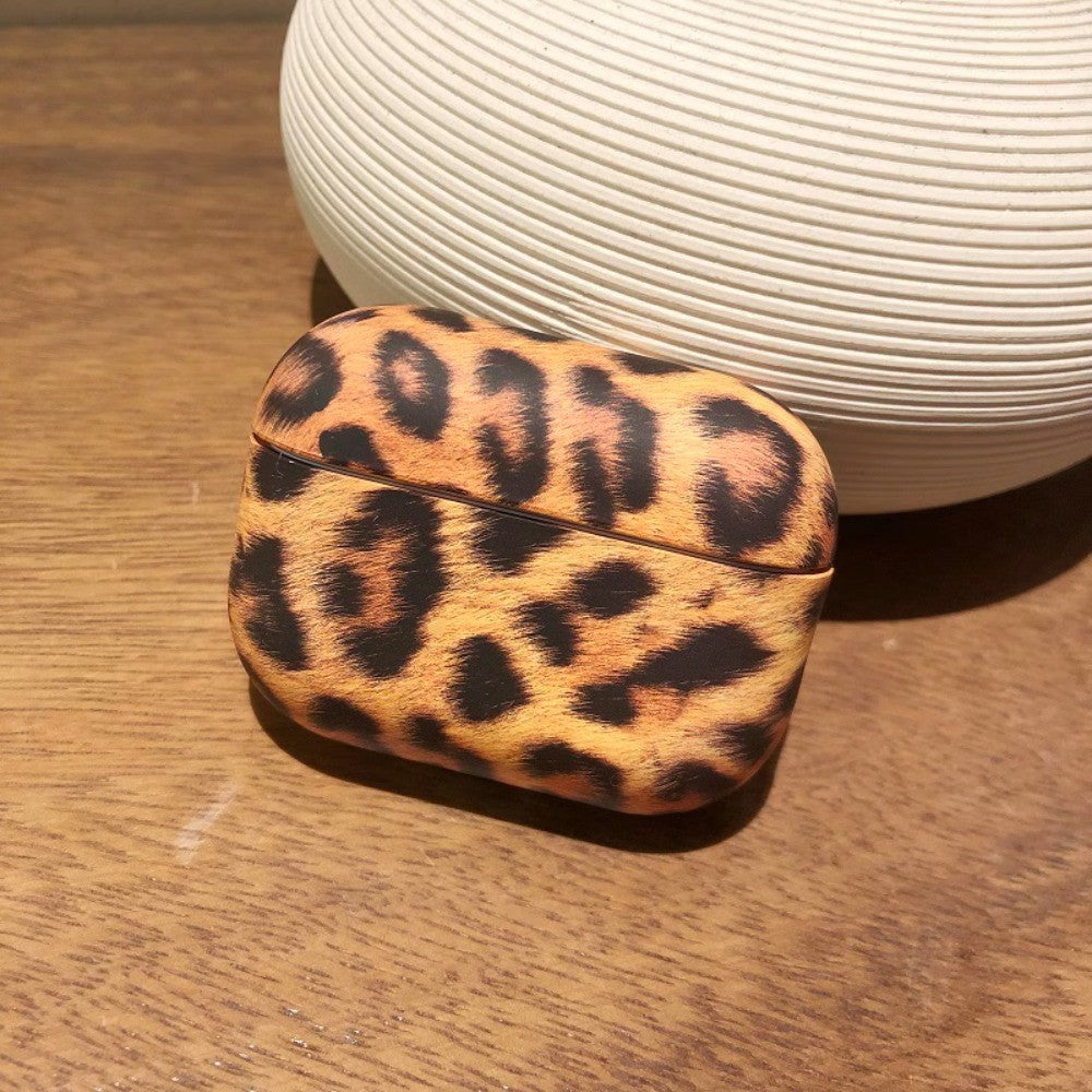 airpods sound pro 1 2 3 electric battery bluetooth max flowers Leopard Print Casenique®