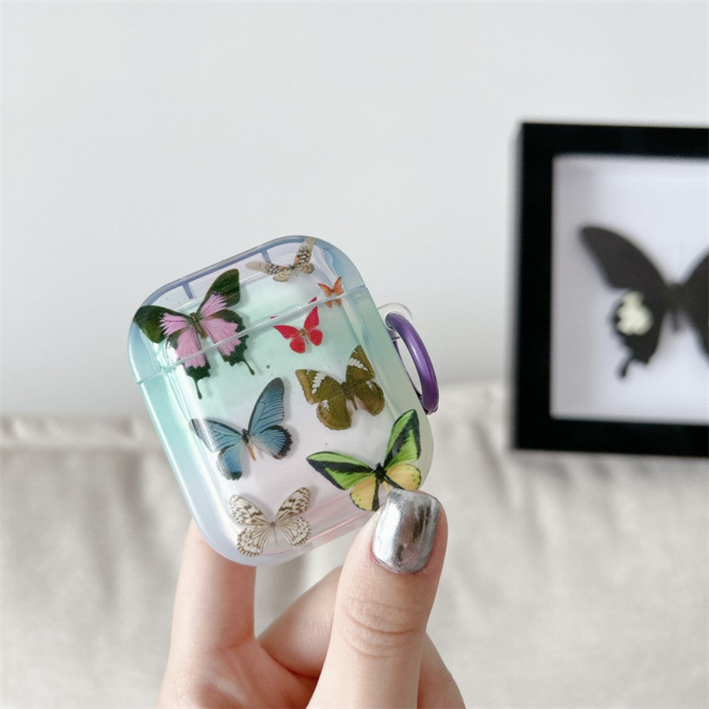 airpods case pro 1 2 3 Wireless mobile bluetooth colorful Colorful Butterflies Casenique®