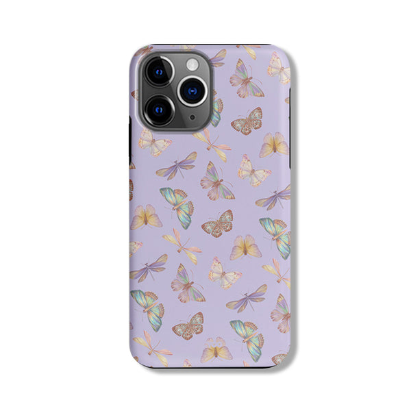 purple butterfly phone case Mystic Wings | Purple Butterfly Bumper Art Case