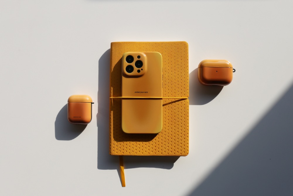 airpods mobile Phone accessories pro 1 2 3 sound orange Wireless fit Orange Case Casenique®