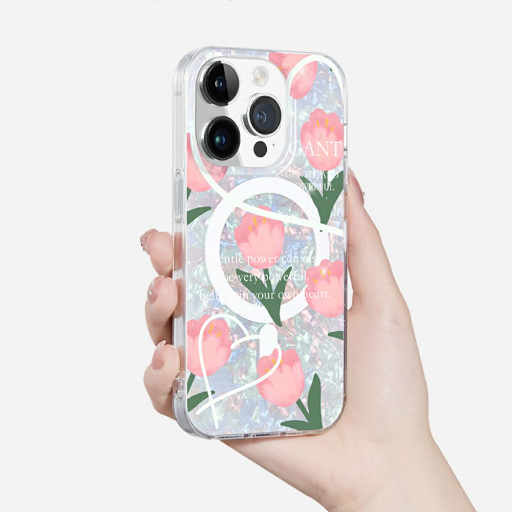 colorful iphone Gentle Tulip | Magsafe Phone Case
