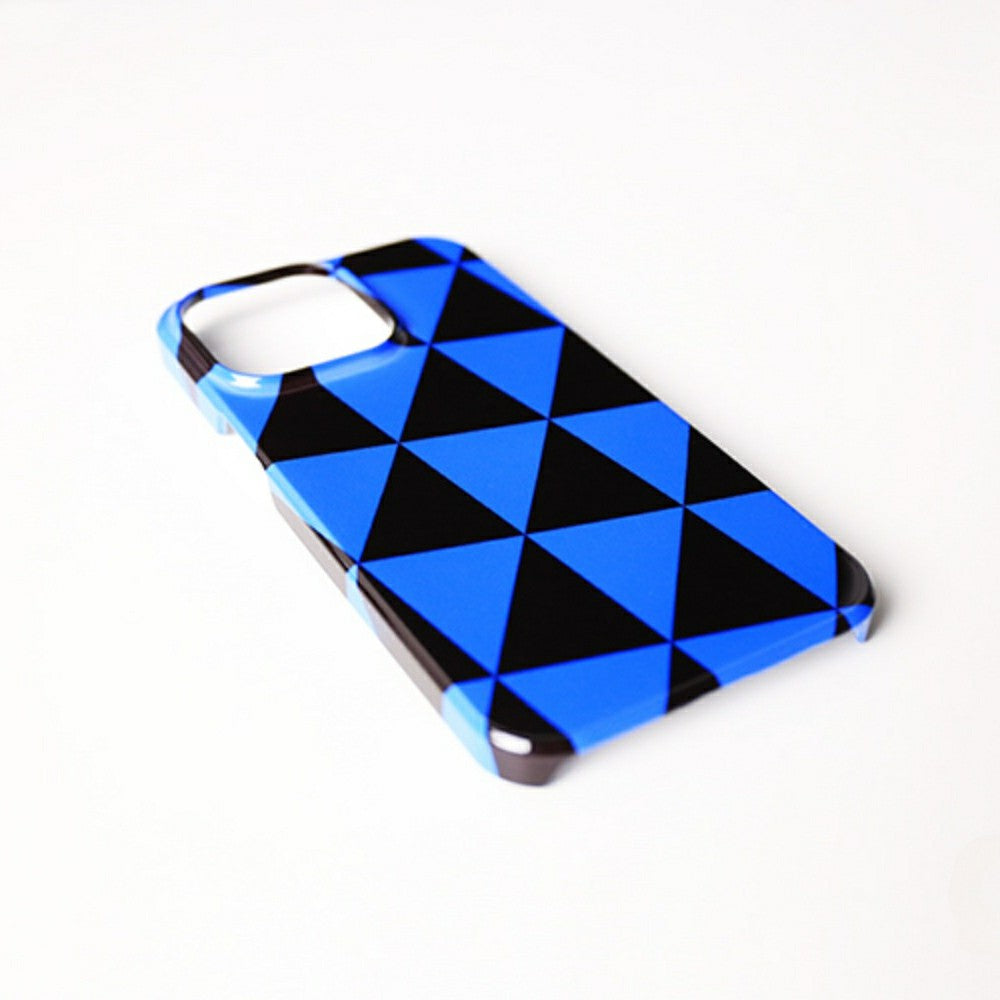 blue and black phone case Minimalist Edge | Blue Simple Modern Graphic Slim Case