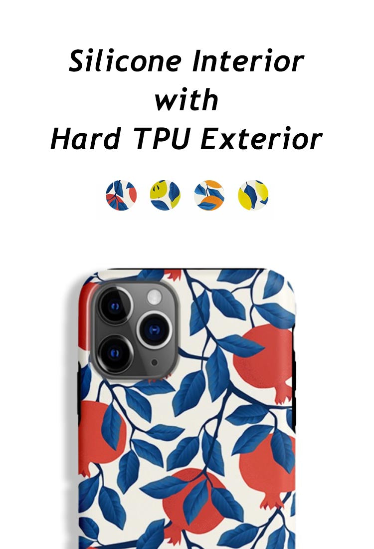 Silicone Interior with Hard TPU Exterior Mobile phone case