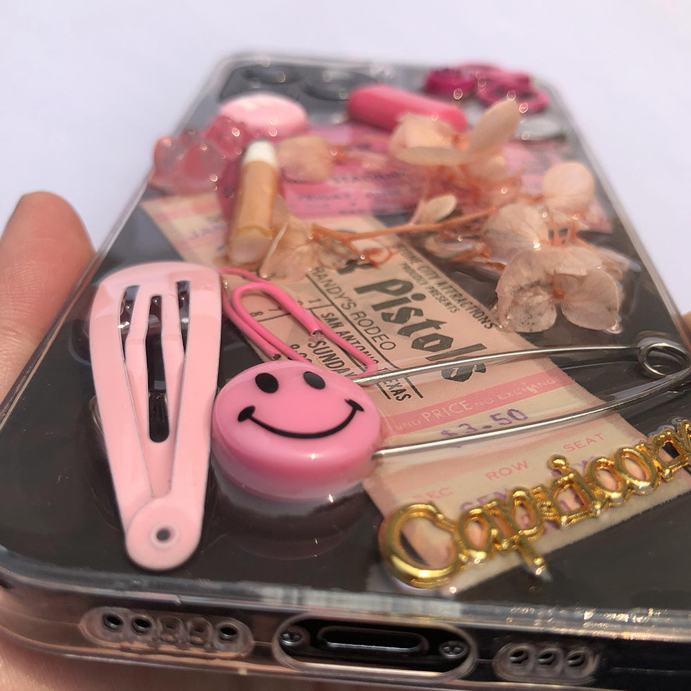 iPhone 14 Pro,iPhone 12 Pro,iPhone 11 Pro Playful Pink Charm Casenique®