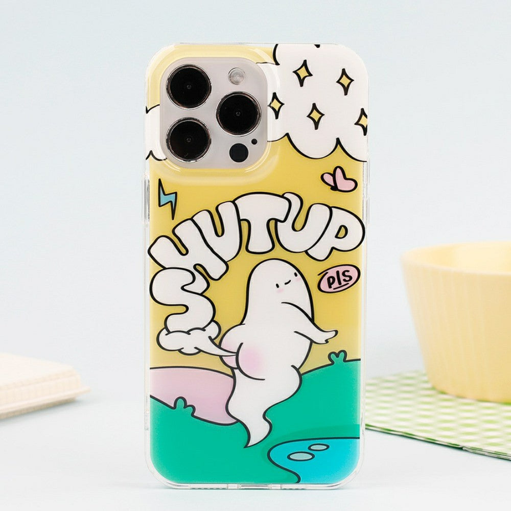 adventure time phone case Groovy Haunts | Spooky Hippie Yellow Graphic Case
