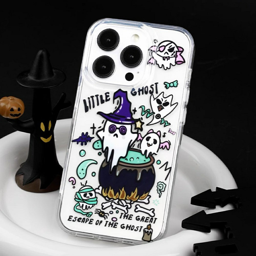 Helloween drake ios 17 pixel 5G telephone Magical Ghosts Casenique®