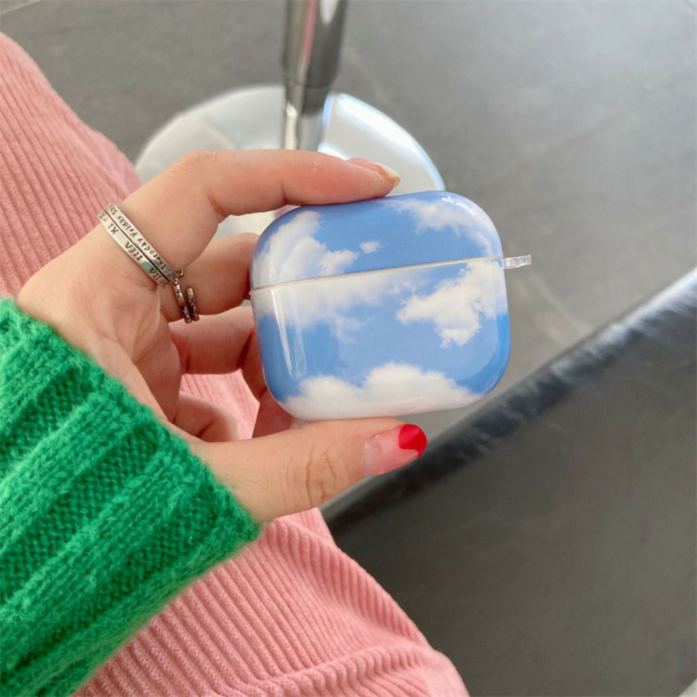 airpods case pro 1 2 3 cuteness Magsafe apple Blue Sky and White Clouds Casenique®