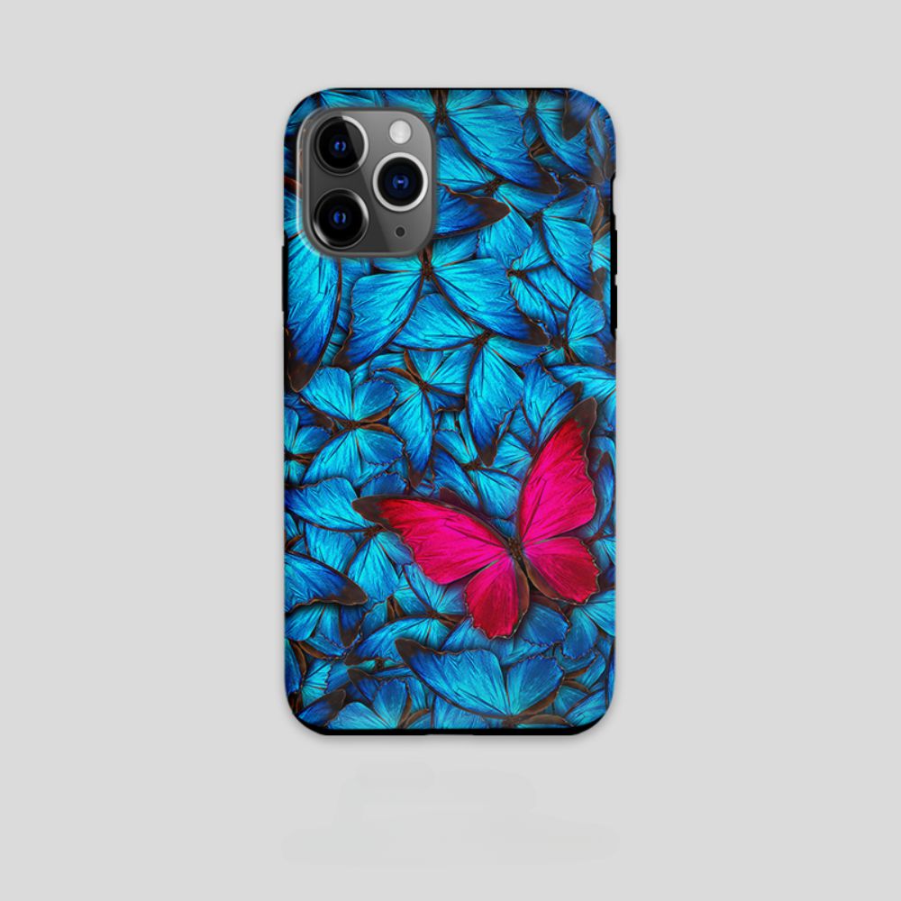 purple butterfly phone case Mystic Wings | Purple Butterfly Bumper Art Case