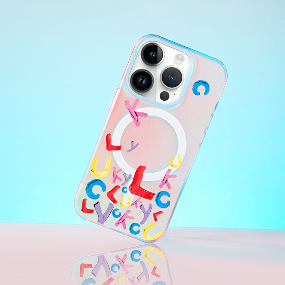 baublebar phone case Painted Letters | Magsafe Phone Case