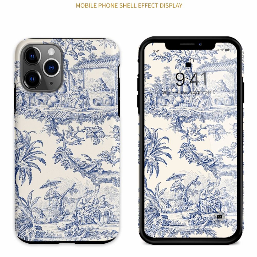 iPhone 14 Pre order apple iPhone 13 Pro Ultra-Protective 15 case cuteness French Mural Art Casenique®