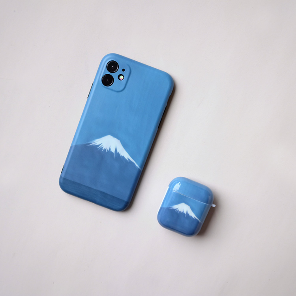airpods mobile Phone accessories pro 1 2 3 cuteness bluetooth Wireless fit Mount Fuji Casenique®