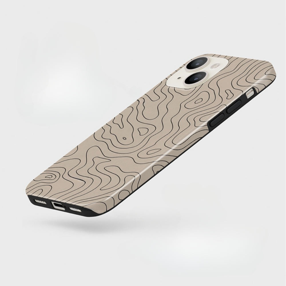 Ripples phone case casenique Ethereal Elegance | Minimalist Holographic Abstract Artistic Chic Case