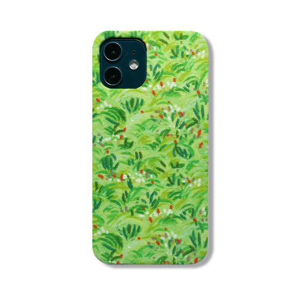 clear flower phone case Boho Blooms | Green Cloth Boho Floral Spring Case