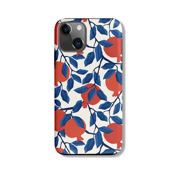 Dual-layer apple iPhone 15 14 Pro Phone case apple 13 12 Pro max cuteness Pomegranate Blossom Casenique®