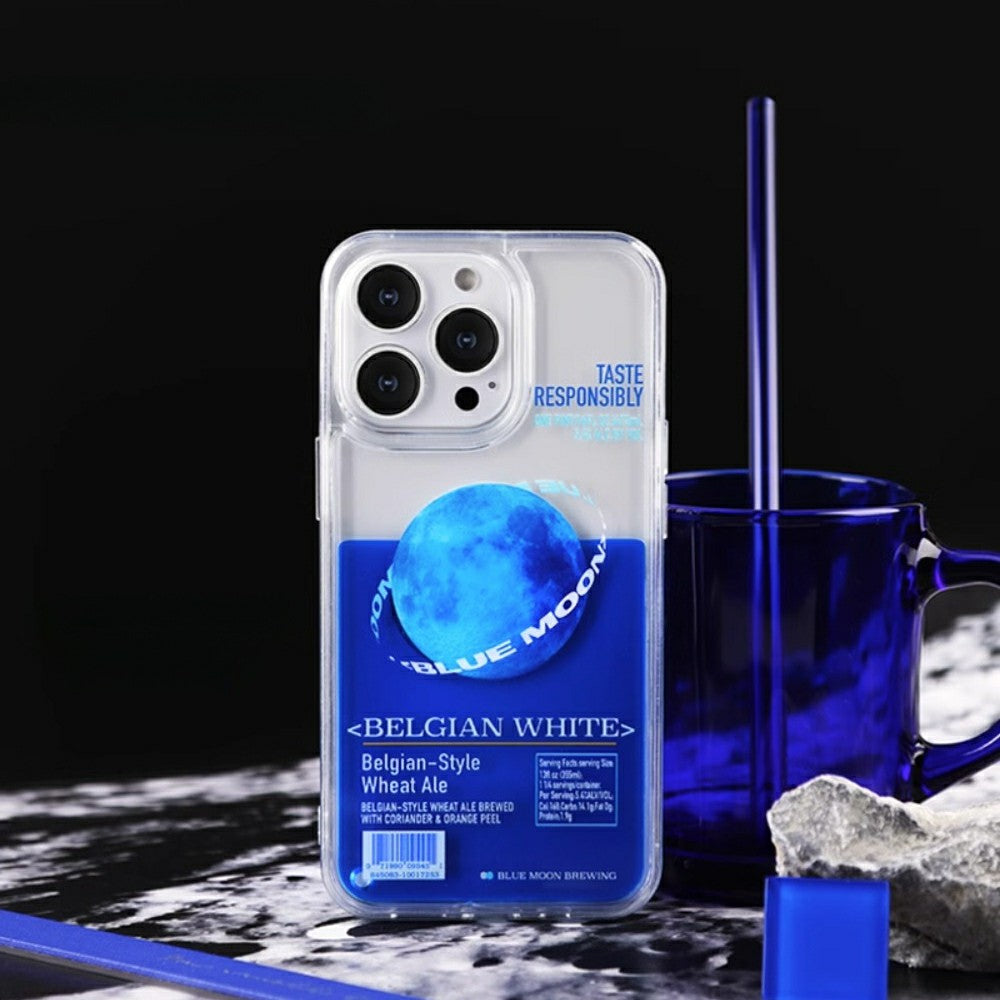 Phone cover iPhone case 15 14 13 12 11 Pro max liquid blue Liquid Blue Moon Casenique®
