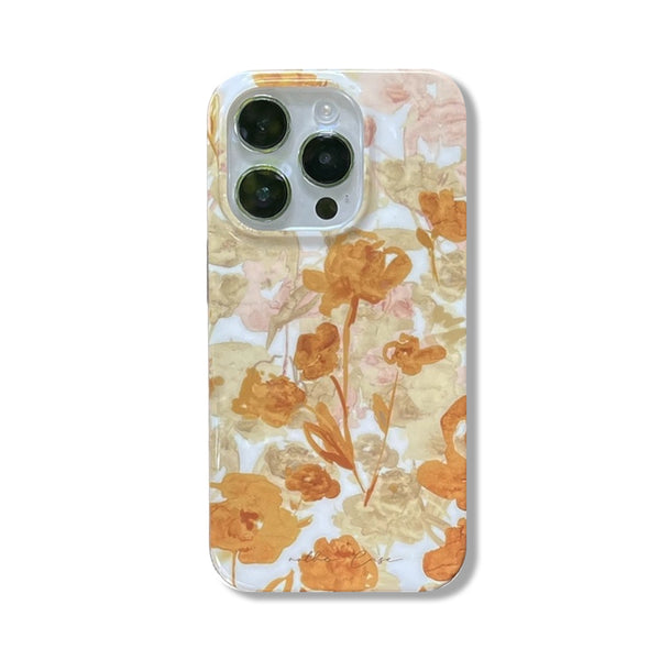 Autumn girl phone case casenique Autumn Blossoms | Heartstopper Yellow Leaves Case