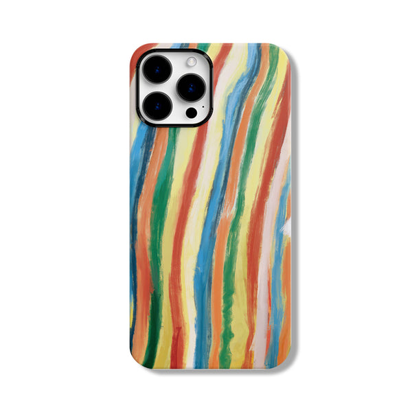 Color stripe iPhone 14 12 11 Phone case Color Stripe Casenique®