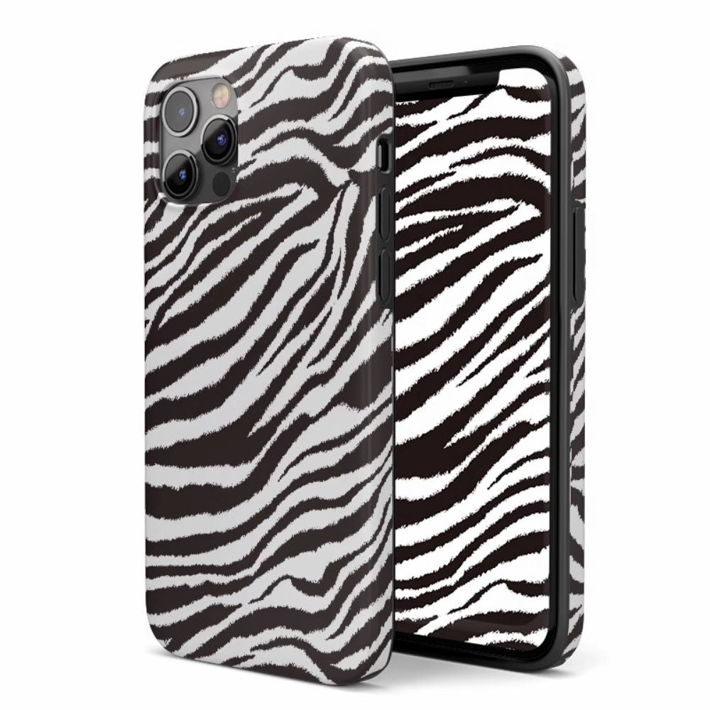 animal phone cases Neon Zebra Groove | Stripe Hippie Case
