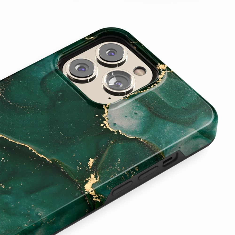 iPhone 14 Pre order apple iPhone 13 Pro iPhone 15 case cuteness Ultra-Protective 11 Pro Gilt with Emerald Green Casenique®