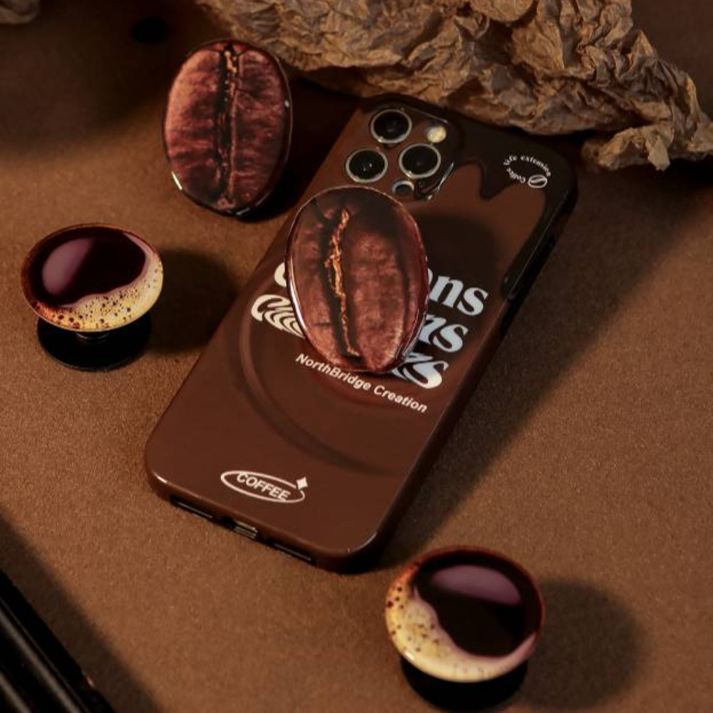 pop upBest Cell Phone Grips Coffee Bean Casenique®