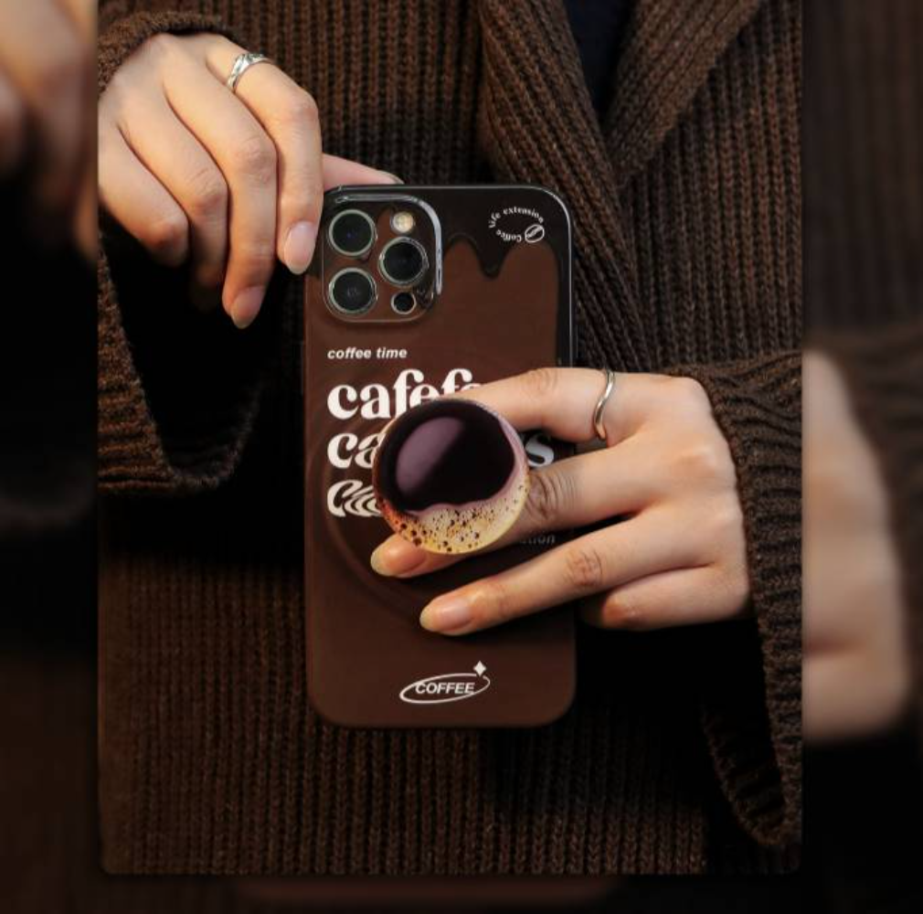 pop upBest Cell Phone Grips Coffee Bean Casenique®