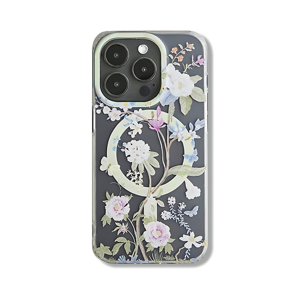 Blooming Breeze | Clear Floral MagSafe Wildflowers Case